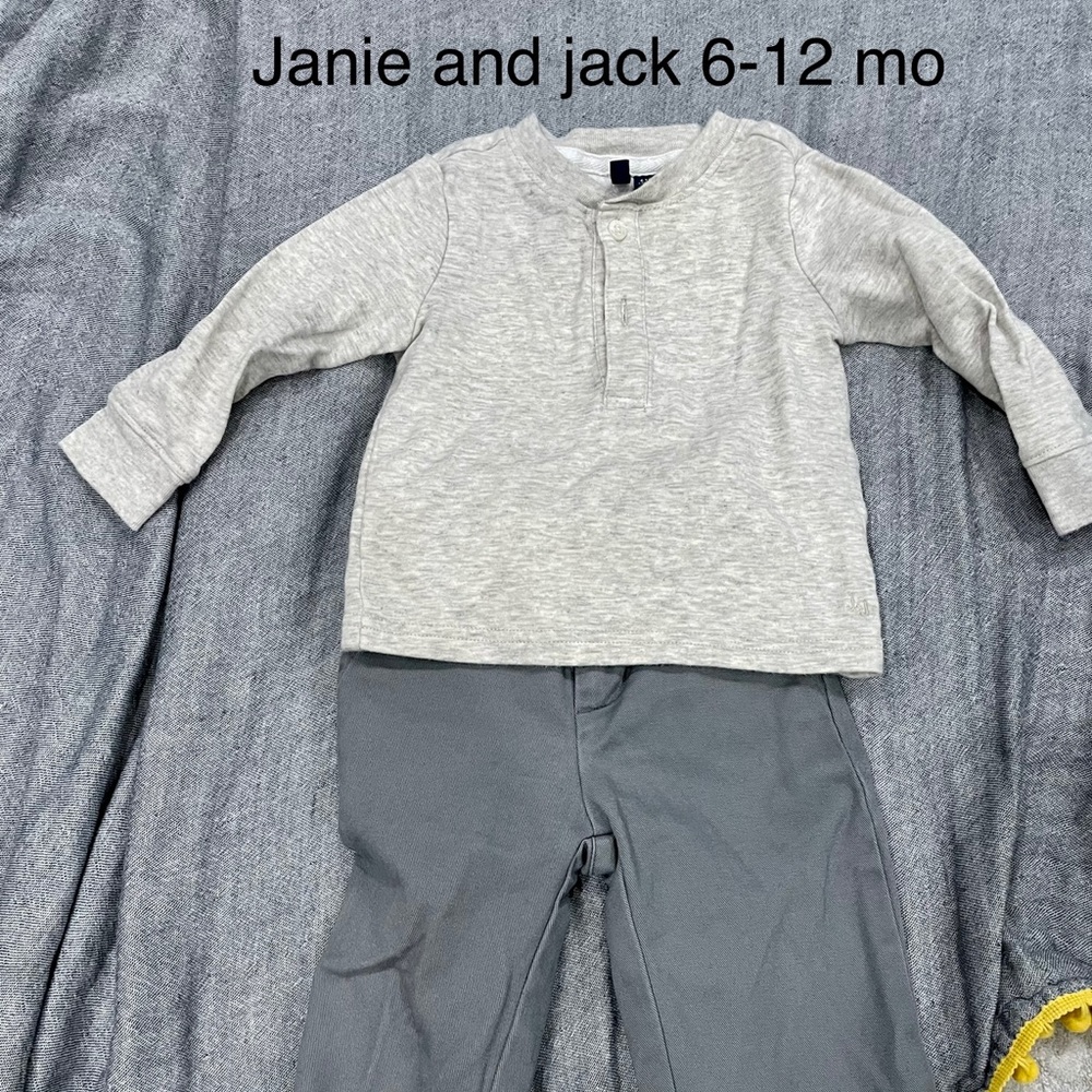 Janie and jack 6-12 months boy toddler baby